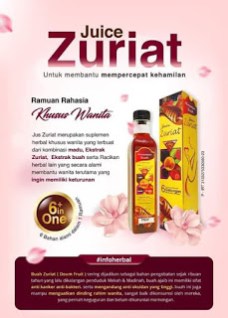 JUICE ZURIAT | HERBAL UNTUK WANITA SAAT SEDANG PROGRAM HAMIL (PROMIL) | HUB. FARIKHIN 0856.4229.2014