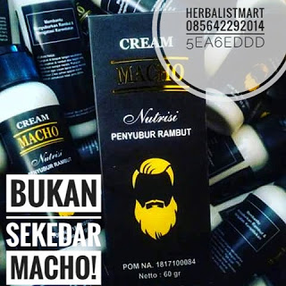 jual cream macho | krim penumbuh rambut dan jenggot | hub. farikhin 0856.4229.2014